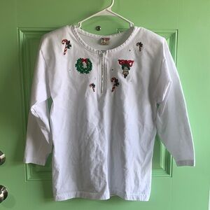 Cactus California Christmas Long Sleeve Shirt - Women’s size Medium
